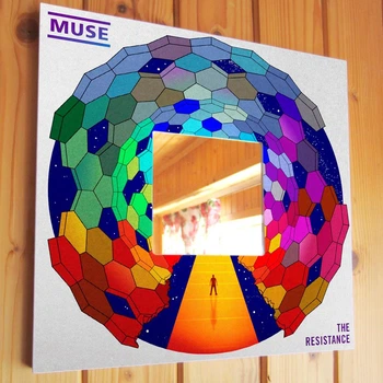 Декоративное зеркало "Группа Muse" для фанатов, музыкантов, любителей рок-музыки, украшение в бар, клуб, спальню