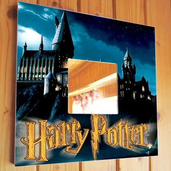Декоративное зеркало "Гарри Поттер. Harry Potter" стильное украшение, фанатам фильма, тв сериалов, кино
