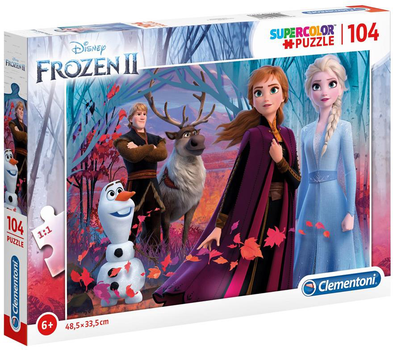 Puzzle Clementoni Super Frozen 104 elementy (8005125272747)