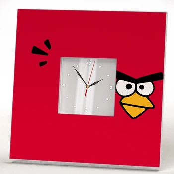 Оригинальные детские часы "Angry Birds" подарок украшение в детскую комнату, спальню