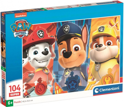 Puzzle Clementoni Super Paw Patrol 104 elementy (8005125257805)