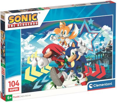 Puzzle Clementoni Super Sonic 104 elementy (8005125272679)