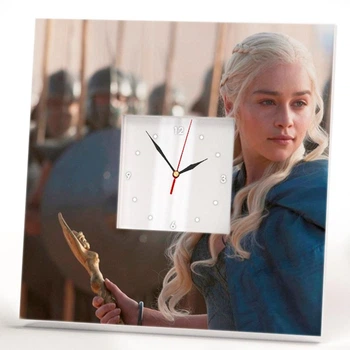 Часы "Игра престолов. Game of Thrones" подарок фанатам сериала, украшение спальни