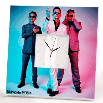 Годинник «Гурт Depeche Mode. Депеш мод» подарунок фанату рок музики, декор у бар, клуб