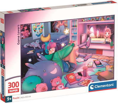 Puzzle Clementoni Super Game Lovers 300 elementów (8005125217229)