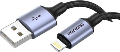 Кабель Foneng X95 Metal Head Braided Cable (3A) for iPhone 1.2 м (X95-CA-IP)