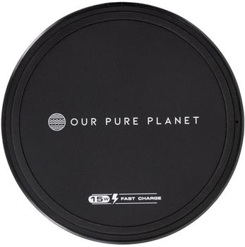 Бездротовий зарядний пристрій Our Pure Planet OPP130 QC 15W Black (9360069000146)