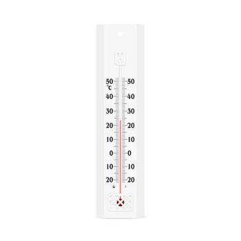 Термометр комнатный со шкалой (от -20°C до +50°C) высота 20 см белый (СП 300186)