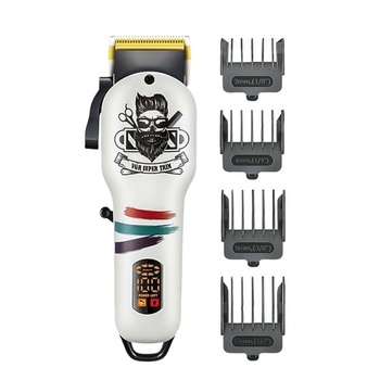 Машинка для стрижки VGR V-699 волос и бороды / LED дисплей 5W / White