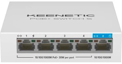 Коммутатор Keenetic PoE+ Switch 5 (KN-4610)