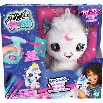 Zestaw Canal Toys DIY Airbrush Plush Jednorożec Kosmic z świecącym rogiem (3555801455292)