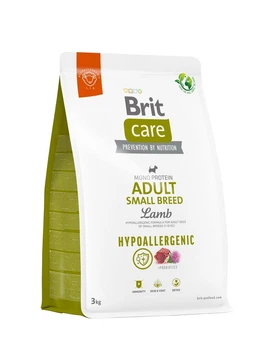 Корм для собак малих порід Brit Care Dog Hypoallergenic Adult Small Breed гіпоалергенний з ягням, 3 кг (1111176557)