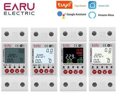 Розумне реле напруги EARU 63А WiFi Smart Life