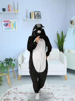 Чоловічі кігурумі дорослий та підлітковий Kigurumi Кіт Чорний XL 175-185 см (1074/2)