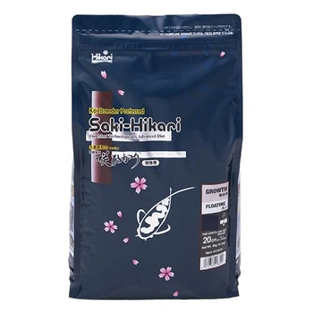 Корм для кои Saki-Hikari Growth (S) 2 кг, 2,7-3,0мм для быстрого роста, рыбам длиной 8-25 см Гранулы