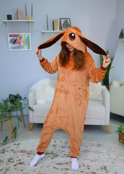 Пижама кигуруми My Kigu Женская Pokemon Eevee Покемон Иви Коричневый размер S 144-155 см (110941)
