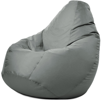 Крісло Мішок Груша Оксфорд Waterproof (3XL-150х100) iQmebel Сірий (знімний чохол)