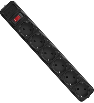 Сетевой фильтр Gembird SPG6-G-15B 4.5 м 6 розеток Black