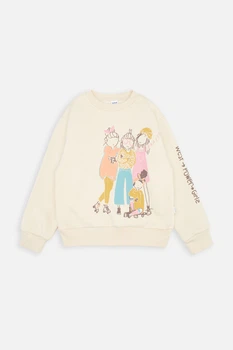 Свитшот для девочки 104 цвет молочный WEST KIDS ЦБ-00259718
