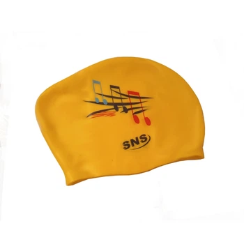 Шапочка для плавання для довгого волосся yellow music SVN-1315