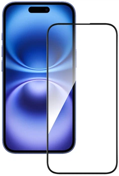 Защитное стекло ACCLAB 9H для смартфона Apple iPhone 16/Apple iPhone 15 Black (1283126593253)