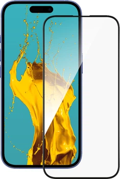 Защитное стекло для смартфона Apple iPhone 16 Plus/15 Plus Piko 9H Black (1283126593390)