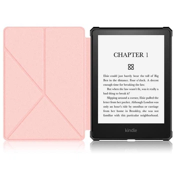 Чохол-книжка BeCover Ultra Slim Origami для Amazon Kindle Paperwhite 11th Gen. 2021 Рожево-золотистий (707223)
