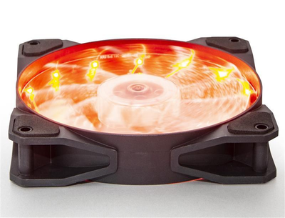 Вентилятор Frime Iris LED Fan 15LED Orange (DLTT)