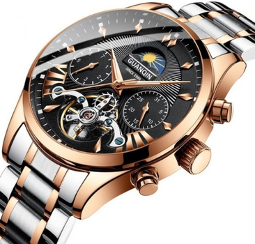 Мужские часы Guanquin Prestige Gold New