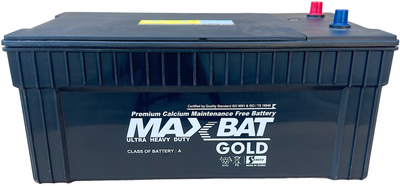 Грузовой аккумулятор MAXBAT Gold SMF 225 А/час (-/+) EN1350 520 x 275 x 220 мм (00159077)