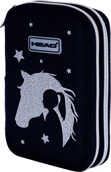 Пенал с двумя отделениями Head AC2 Silver dream