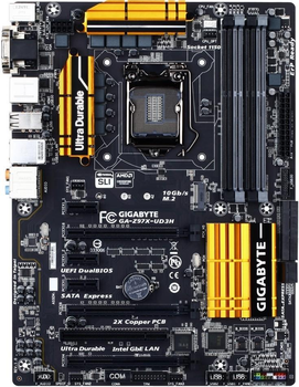 Материнская плата Gigabyte GA-Z97X-UD3H rev.1.2 LGA 1150 (GA-Z97X-UD3H REV.1.2) Б/У