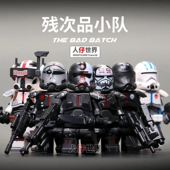 Набір фігурок мініфігурок для конструктора Star Wars Bad Batch Minifigures World 46