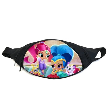Поясная сумка бананка Шиммер и Шайн (GB- Shimmer & Shine 06) Gear Bag черная