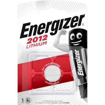Батарейка литиевая Energizer CR 2012 Lithium (CR2012) 3V 1шт.
