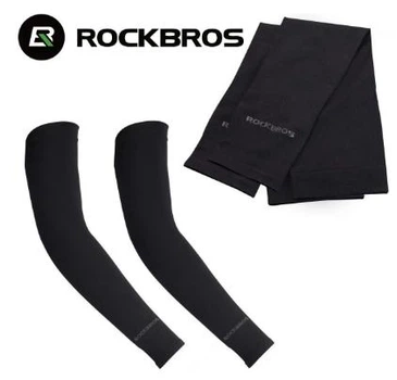 Спортивные велосипедные нарукавники ROCKBROS XT9002 Противоскользящие Черный