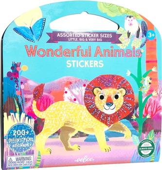 Книга стікерів EeBoo Wonderful Animals 200+ шт (0689196520808)