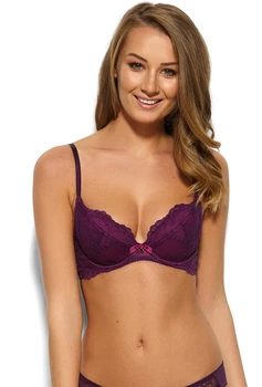 Бюстгальтер Gossard Superboost Lace 7711 мереживний зі знімним пуш ап на кісточках 70C Purple (ZIK0000026213)