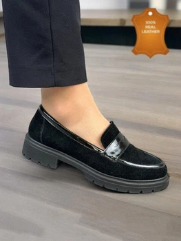 Лоферы ALLSY 23028NL black 190292 Черный 41 26см
