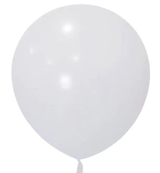 Повітряні кулі Balonevi (45 см) 1 шт, Туреччина, колір - білий (пастель)