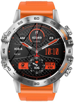 Мужские часы Uwatch Melanda Smart Delta K52 Silver Orange Nano