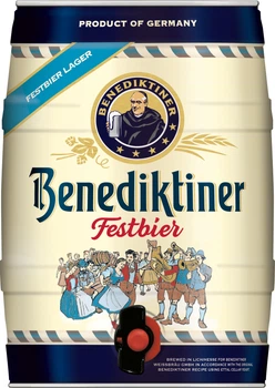 Пиво Benediktiner Festbier світле фільтроване 5.8% 5 л (4052197006422)