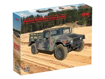 Сборная модель ICM Humvee M1097A2, транспортер грузов 35436