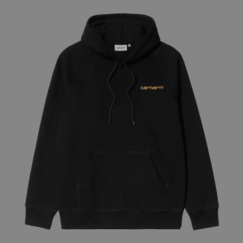 Худи унисекс с рисунком голубей Carhartt размер M черного цвета
