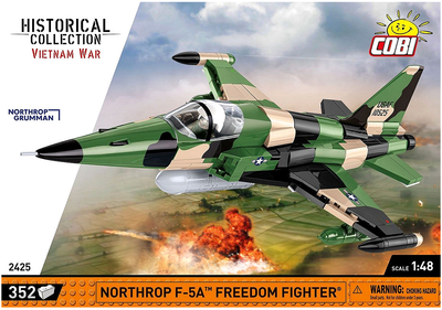 Конструктор Cobi Northrop F-5A Freedom Fighter 352 деталі (5902251024253)