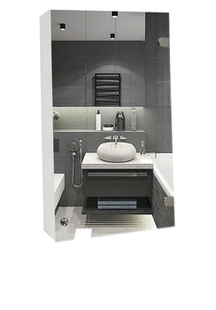 Зеркальный шкаф 320х510х100 ШК827