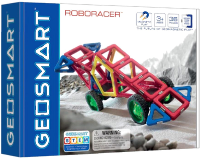 Klocki magnetyczne IUVI Games Geo Smart Robo Racer 36 elementów (5414301250494)