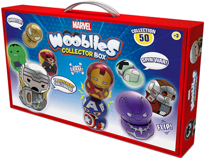 Zestaw figurek Marvel Wooblies Collector Box z akcesoriami 4 szt (8436561093809)