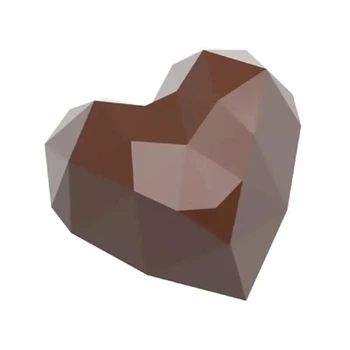 Форма для шоколада Chocolate World "Діамантове серце" 34х33х20 мм 21 шт/13 г (0245 CF)