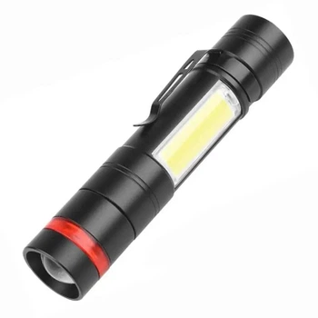 Фонарь Quantum Assistant 3W LED+COB з USB з функцією Power Bank (QM-FL1030)